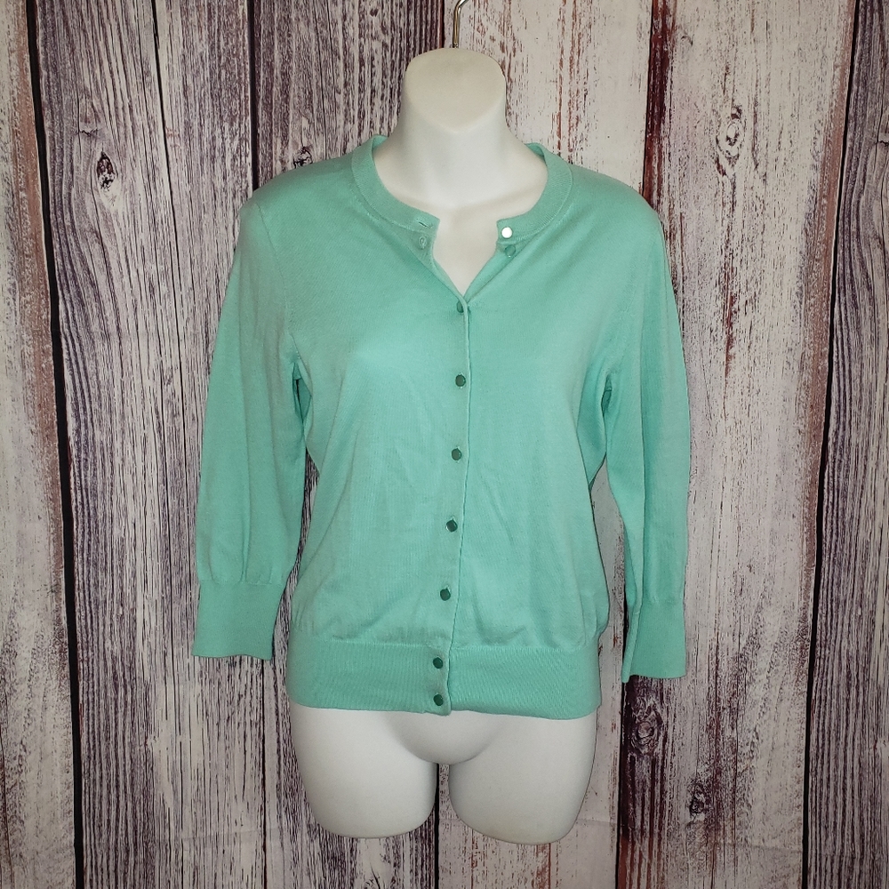 J Crew Button Front Sweater